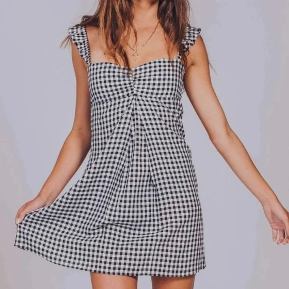 Flynn Skye Carla Mini Gingham Dress